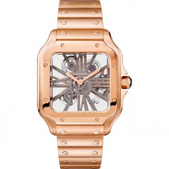 Cartier WHSA0016 Santos Skeleton Men's Watch