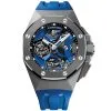 Audemars Piguet 26589Io.oo.d030Ca.01 Royal Oak Concept Gmt Tourbillon Titanium Blue Dial