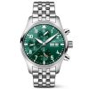 Iwc Pilot Iw388104 Chronograph 41 Automatic Green Dial Men'S Watch