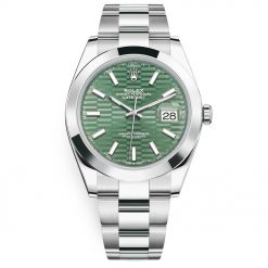 Rolex Datejust 126300 mint green