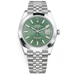 Rolex Datejust 126300 Mint Green Motif dial