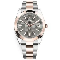 Rolex Datejust 126301 Slate Motif Oyster