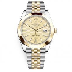 Rolex Datejust 126303 Golden Motif dial Jubilee