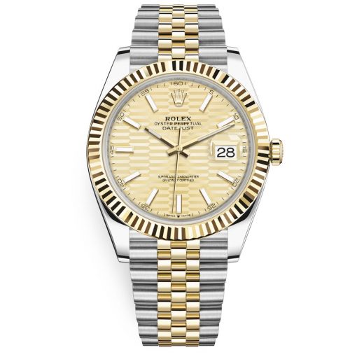 Rolex Datejust 126333 Golden Motif Dial Jubilee