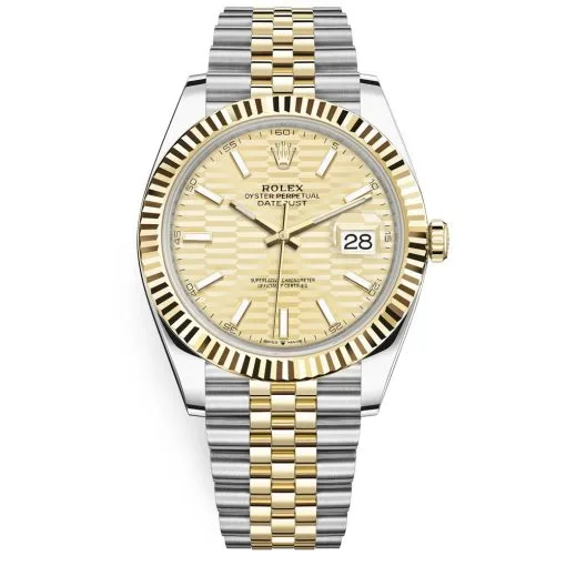Rolex Datejust 126333 Golden Motif Dial Jubilee