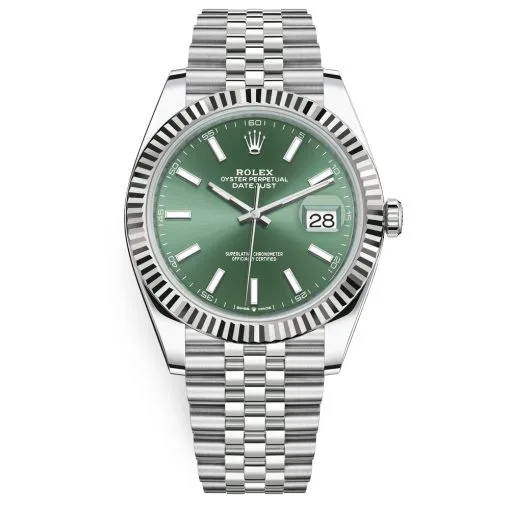 Rolex Datejust 126334 Green Dial Jubilee