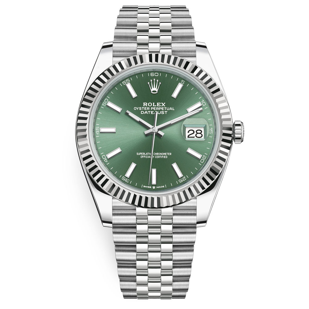 Rolex Datejust 126334 Green Dial Jubilee