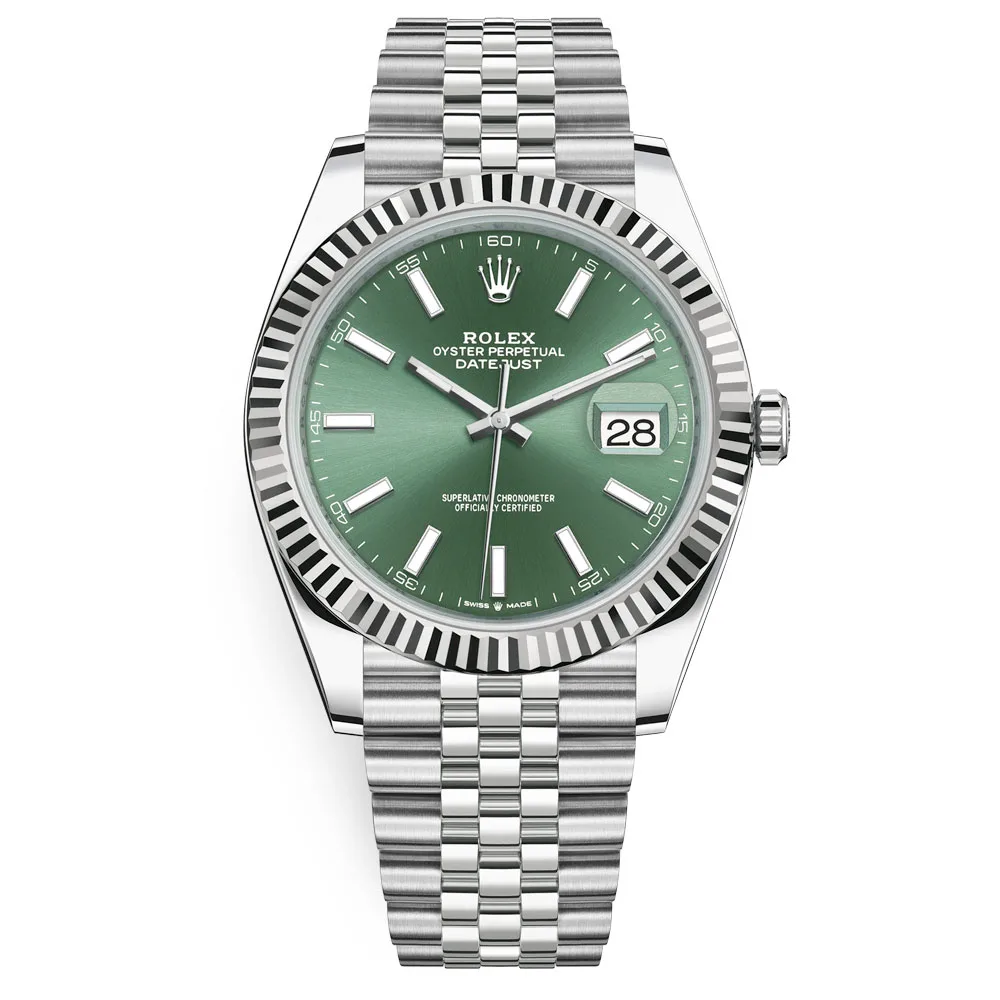 Rolex Datejust 126334 Green Dial Jubilee