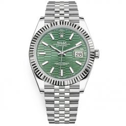 Rolex Datejust 126334 Green Motif Jubilee