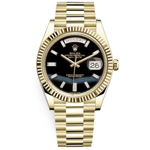 Rolex Day-Date 228238 Onyx Diamond Dial