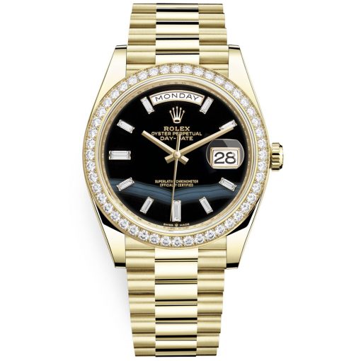 Rolex Day-Date 228348Rbr Onyx Diamond Dial