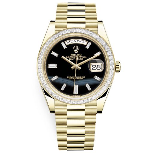 Rolex Day-Date 228398Tbr Onyx Diamond Dial