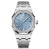 Audemars Piguet 15551St.zz.1356St.04 Light Blue Dial Royal Oak Selfwinding Watch