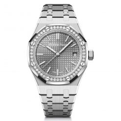 Audemars Piguet 15551ST.ZZ.1356ST.06 Royal Oak Grey Dial Selfwinding Stainless Steel Watch