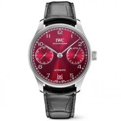 IWC Portugieser IW500714 Annual Calendar Red Dial Men's Watch