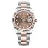 Rolex Datejust 126231 Jubilee Chocolate Diamond Oyster 36Mm Stainless Steel And Rose Gold Ladies Watch