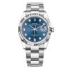 Rolex Datejust 126234 Blue Diamond Oyster 36Mm Stainless Steel Midsize Watch