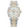 Rolex Datejust 126283Rbr Mop Diamond Jubilee 36Mm Steel And Yellow Gold Watch