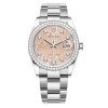 Rolex Datejust 126284Rbr Jubilee Pink Diamond Oyster 36Mm Stainless Steel Midsize Watch