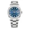 Rolex Datejust 126284Rbr Blue Diamond Oyster 36Mm Stainless Steel Midsize Watch