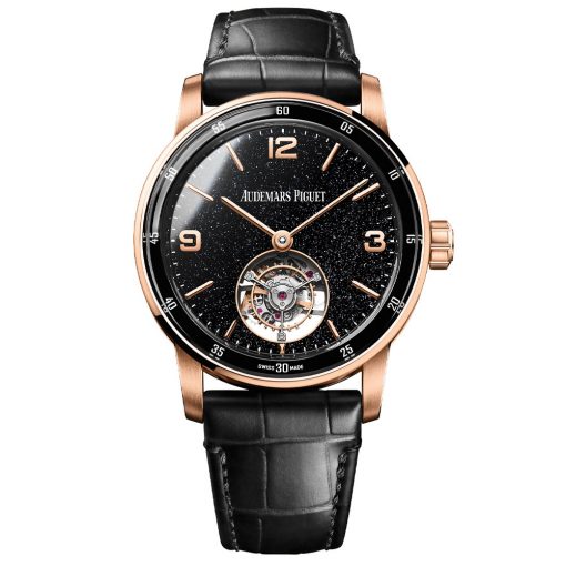 Audemars Piguet 26396Or.oo.d002Cr.02 Code 11.59 Tourbillon Selfwinding Black Aventurine Watch