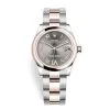 Rolex Datejust 278241 Rhodium Roman Vi Dial Oyster 31Mm Steel And Rose Gold Ladies Watch