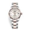 Rolex Datejust 278271 Silver Diamond Oyster 31Mm Steel And Rose Gold Ladies Watch