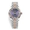 Rolex Datejust 278271 Aubergine Roman Vi Jubilee 31Mm Steel And Rose Gold Ladies Watch