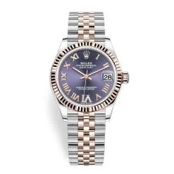 Rolex Datejust 278271 Aubergine Roman VI Jubilee 31mm Steel and Rose Gold Ladies Watch