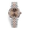 Rolex Datejust 278271 Chocolate Roman Vi Jubilee 31Mm Steel And Rose Gold Ladies Watch