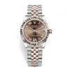 Rolex Datejust 278271 Chocolate Roman Vi Jubilee 31Mm Steel And Rose Gold Ladies Watch