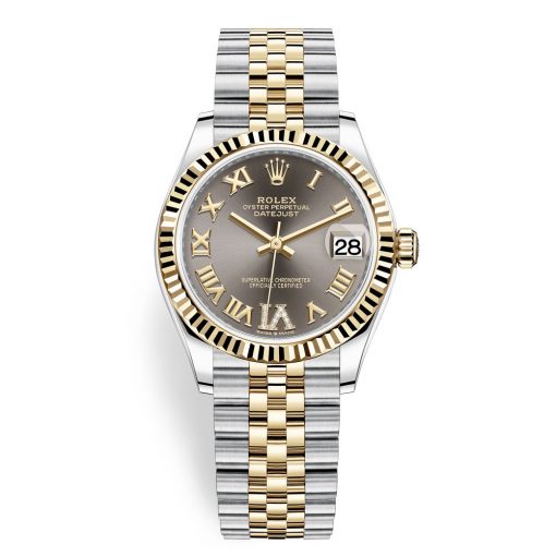 Rolex Datejust 278273 Grey Vi Roman Jubilee 31Mm Steel And Yellow Gold Ladies Watch