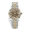 Rolex Datejust 278273 Black Mop Diamond Jubilee 31Mm Steel And Yellow Gold Ladies Watch