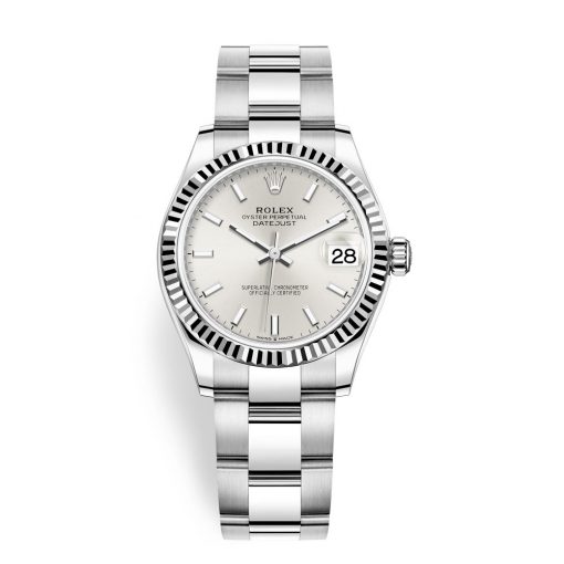 Rolex Datejust 278274 Silver Index Oyster 31Mm Stainless Steel Ladies Watch