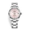 Rolex Datejust 278274 Pink Index Oyster 31Mm Stainless Steel Ladies Watch