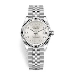 Rolex Datejust 278274 Silver Diamond Jubilee 31mm Stainless Steel Ladies Watch