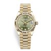 Rolex Datejust 278278 Olive Green Diamond President 31Mm Yellow Gold Ladies Watch