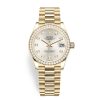 Rolex Datejust 278288Rbr Grey Diamond Dial 31Mm Yellow Gold Ladies Watch