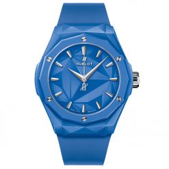 Hublot 550.ES.5100.RX.ORL21 Orlinski Classic Fusion Blue Dial 40mm Titanium Watch