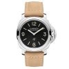 Panerai Pam01086 Luminor Base Logo 3 Days 44Mm Black Dial Stainless Steel Watch