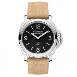 Panerai PAM01086 Luminor Base Logo 3 Days 44mm Black Dial Stainless Steel Watch