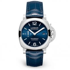 Panerai PAM01270 Luminor Marina Quaranta Blue Dial Steel Watch