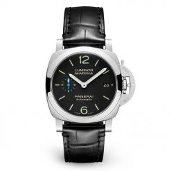 Panerai PAM01272 Luminor Marina Quaranta Black Dial Steel Watch