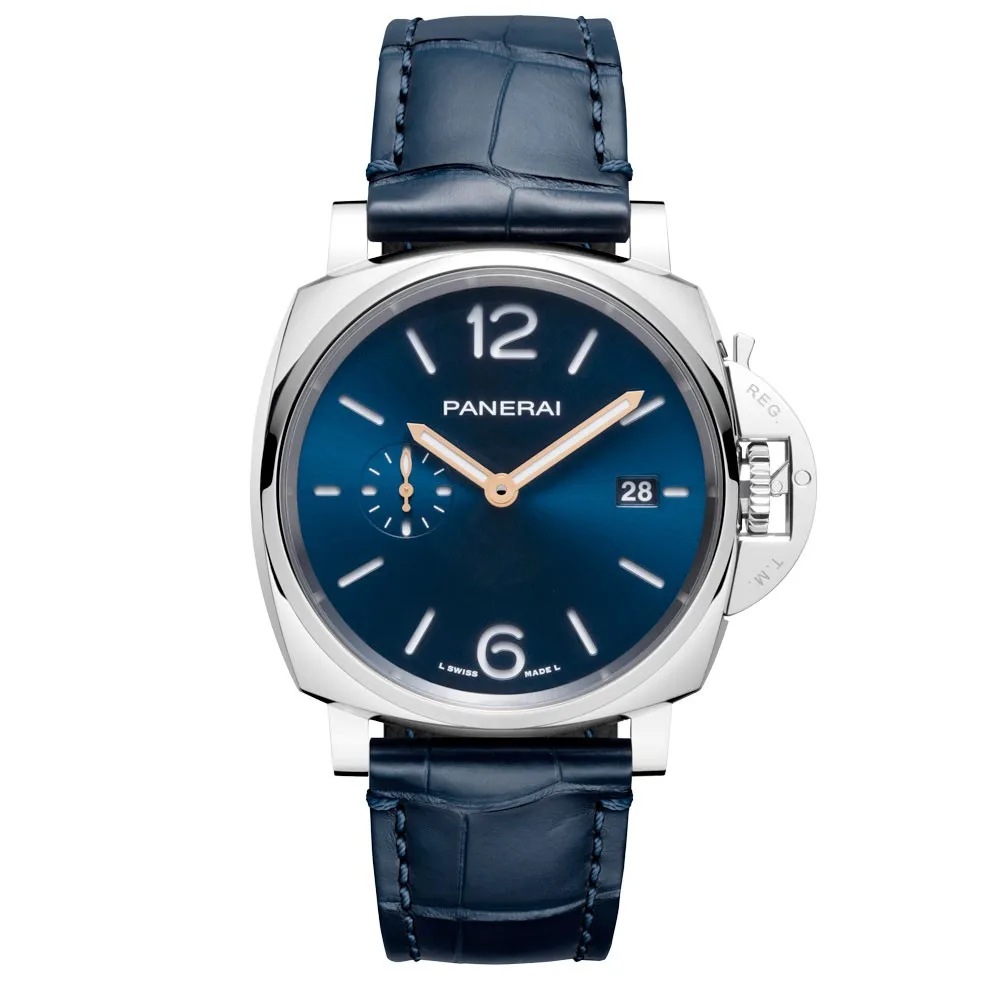 Panerai Pam01274 Luminor Due 42Mm 3 Days Date Blue Dial Stainless Steel Watch