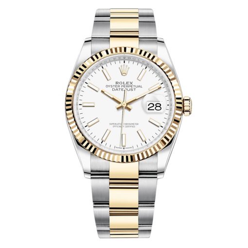 Rolex-Datejust-126233-White-Index-Oyster-36Mm-Stainless-Steel-And-Yellow-Gold-Ladies-Watch