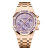 Audemars Piguet 26319Or.ay.1256Or.01 Royal Oak Chronograph 38Mm Purple Dial Rose Gold Watch