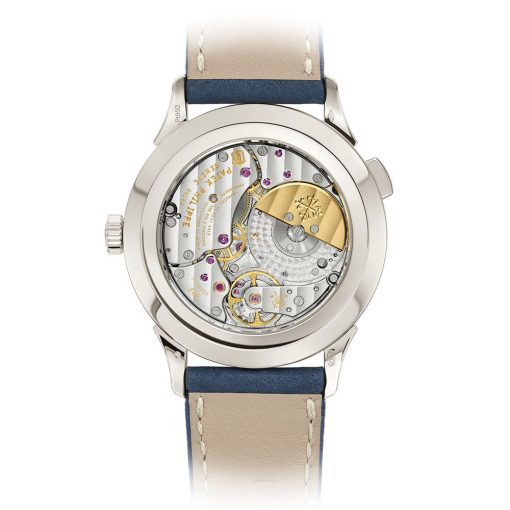 Patek Philippe 5230P-001 World Time Blue Dial Platinum Watch - Image 3