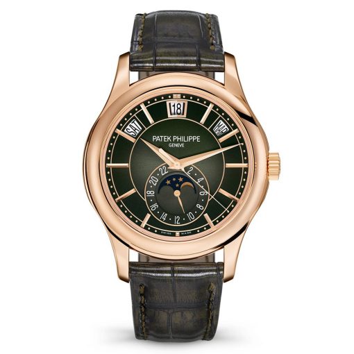 Patek Philippe 5205R-011 Annual Calendar Green Dial Rose Gold Watch