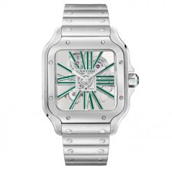 Cartier WHSA0028 Santos de Cartier Stainless Steel Watch