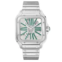 Cartier WHSA0028 Santos de Cartier Stainless Steel Watch
